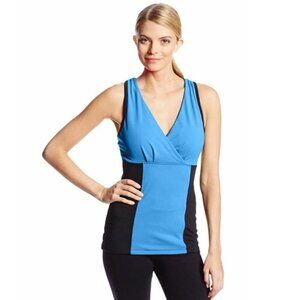 2/$30 MSP by Miraclesuit Blue Racerback Tank Interior Bra and Core Control #9896